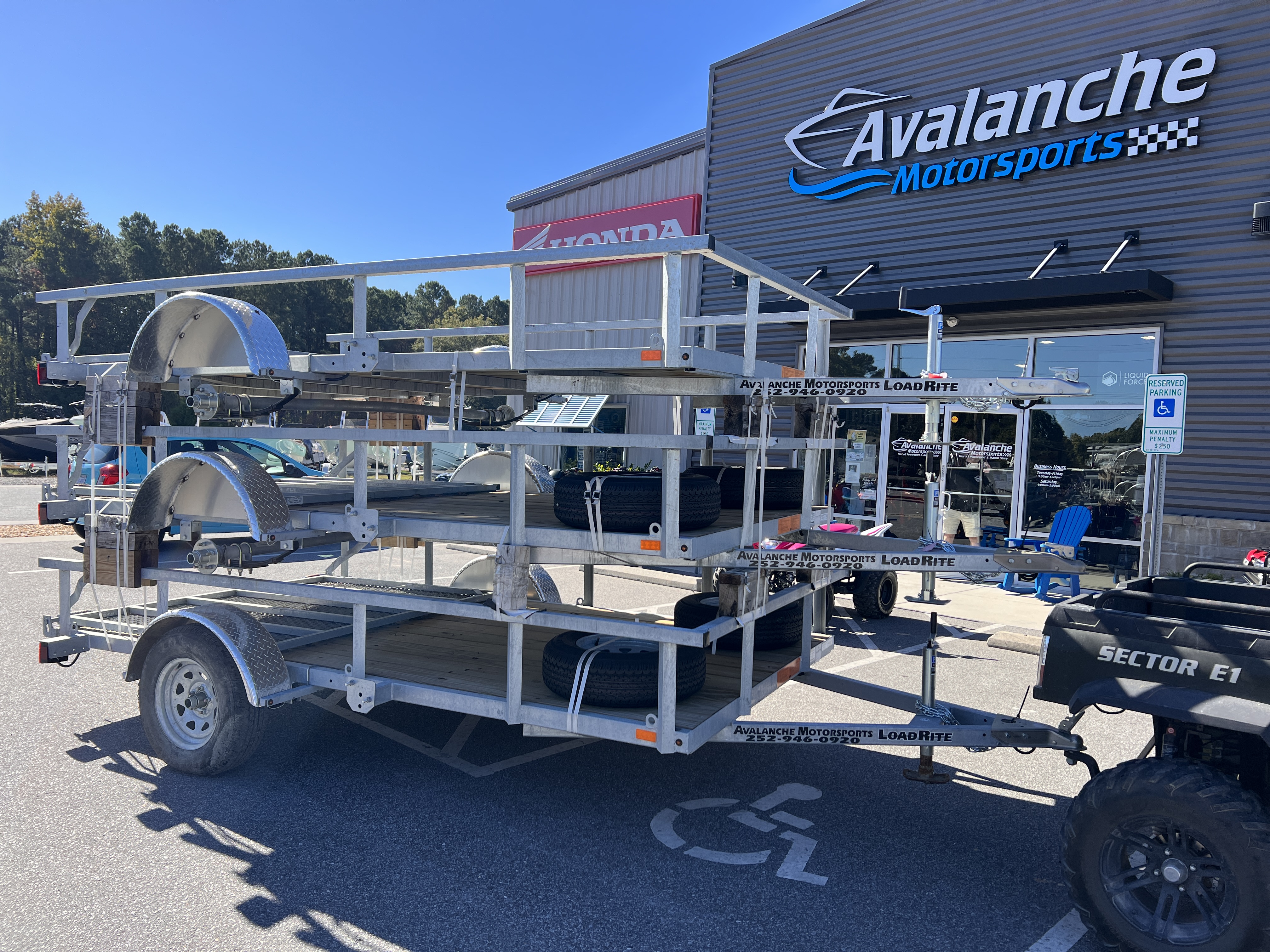 Load-Rite UT6514 utility trailer at Avalanche Motorsports Washington NC
