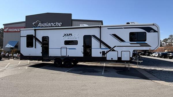 XLR Boost 363BX flagship toy hauler at Avalanche Motorsports Washington NC